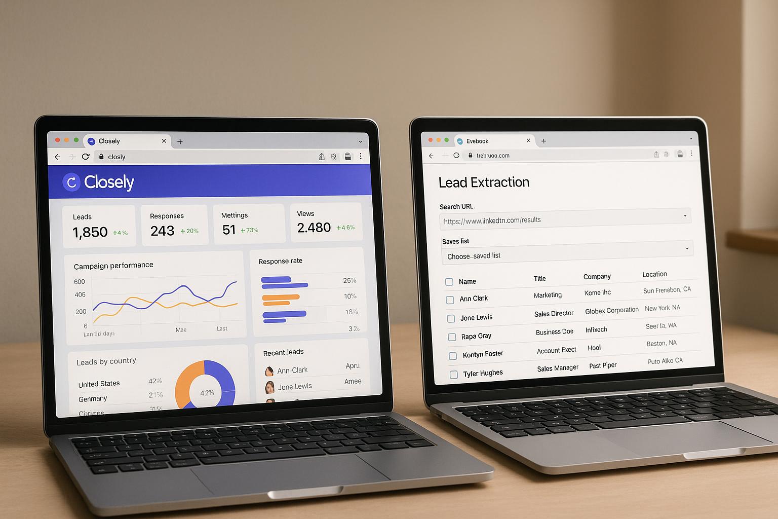 Closely's Chrome Extension vs Evaboot: Lead Extraction Tool Showdown
