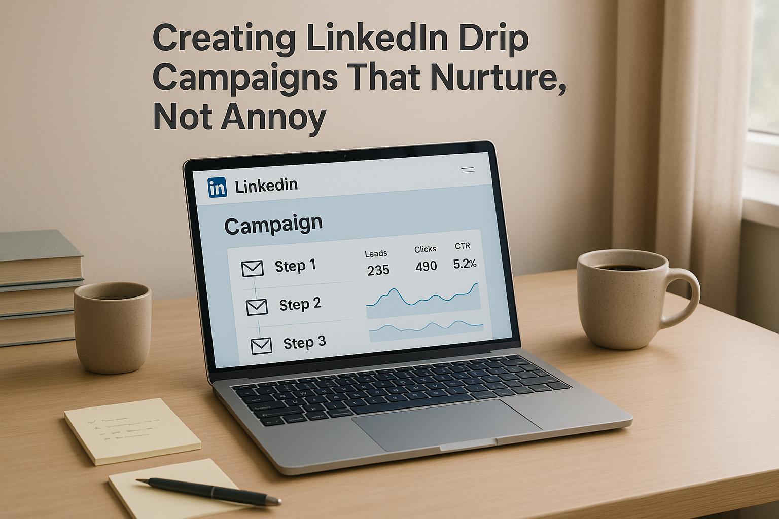 Creating LinkedIn Drip Campaigns That Nurture, Not Annoy