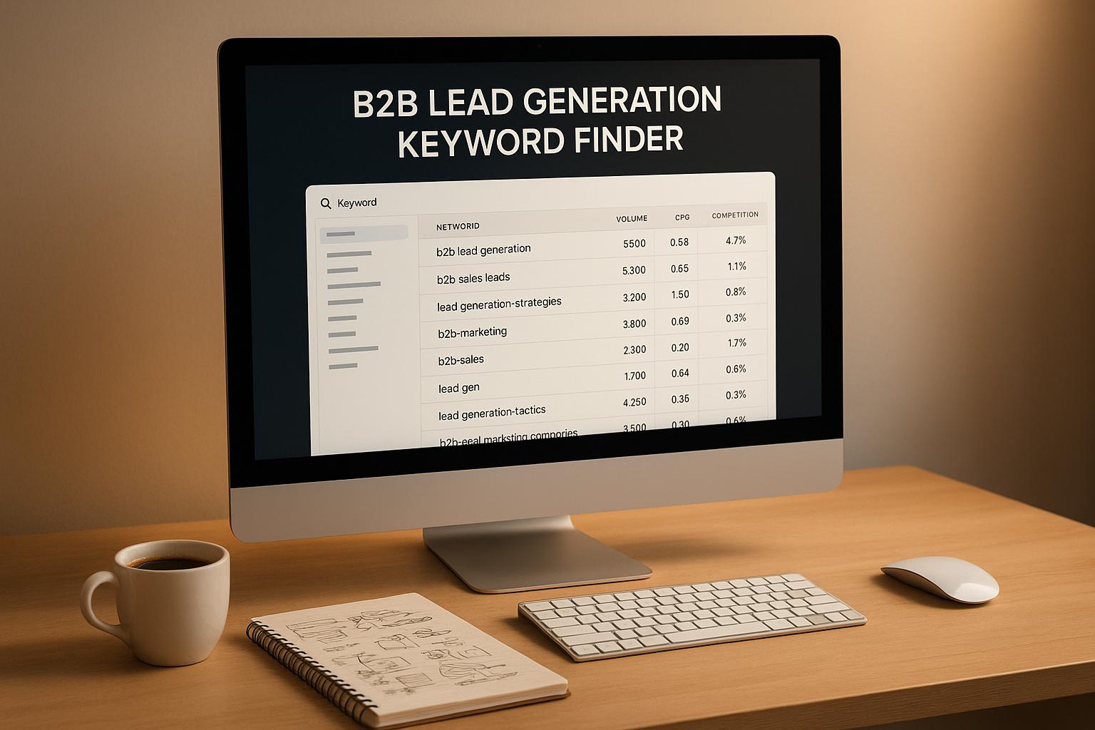 B2B Lead Generation Keyword Finder