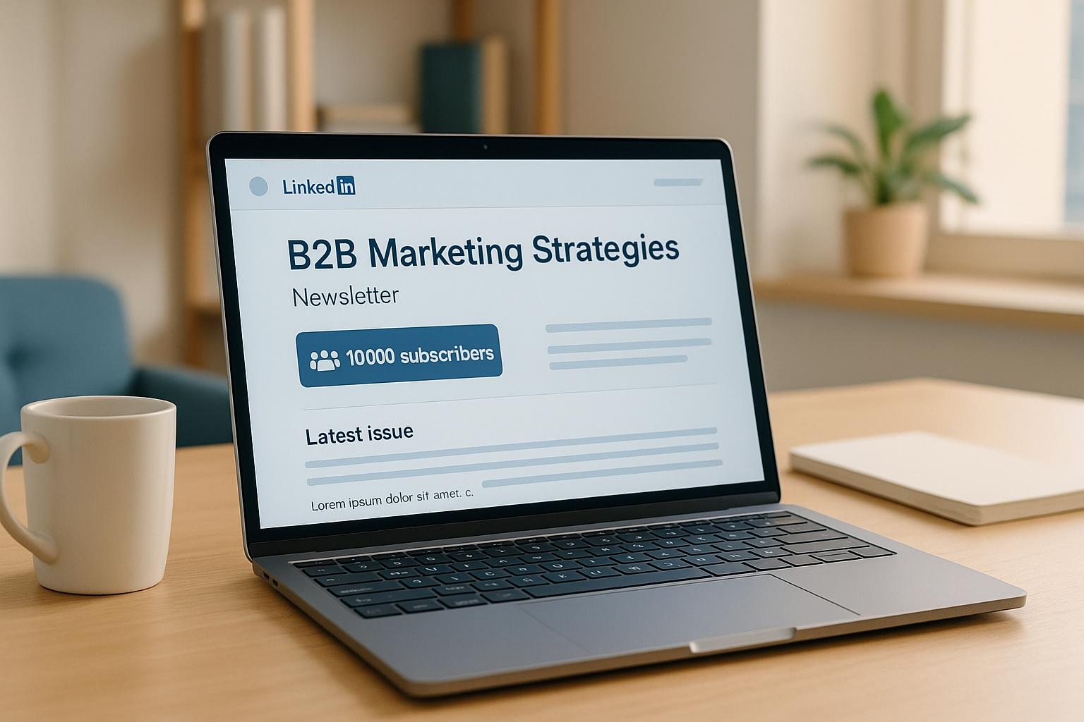 LinkedIn Newsletters for B2B: 10,000 Subscriber Strategy
