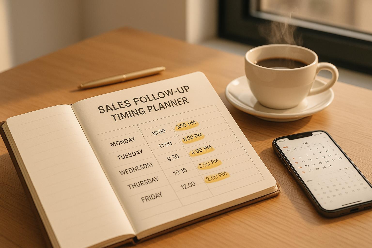 Sales Follow-Up Timing Planner