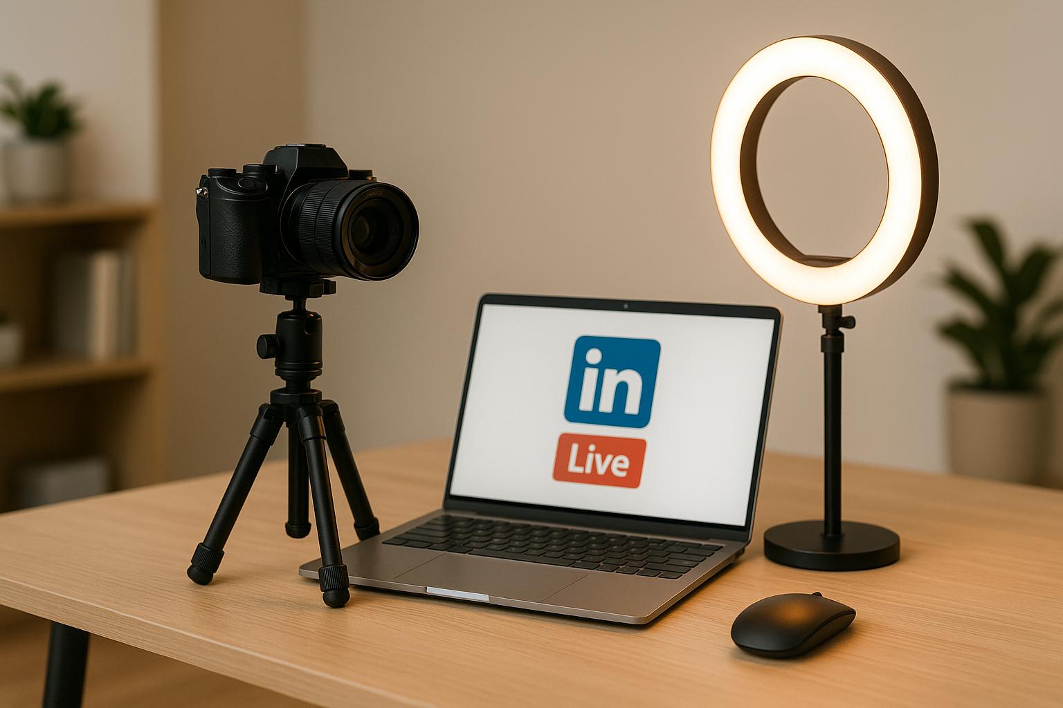 LinkedIn Live Streaming for Sales: Equipment and Strategy Guide