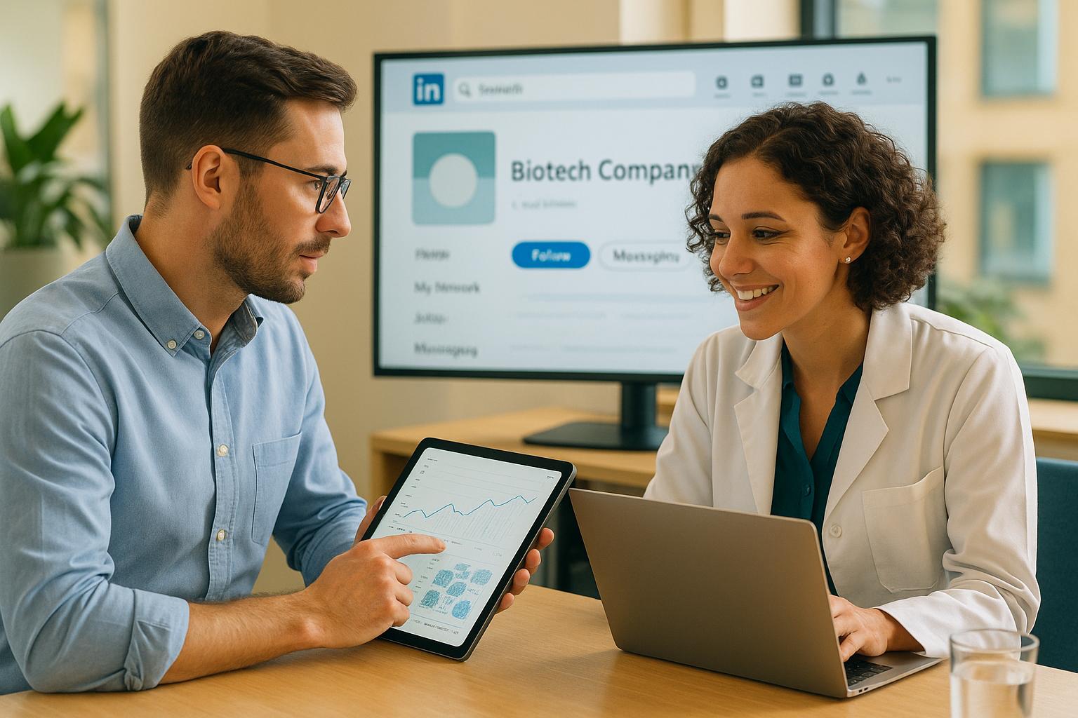 Biotech Companies: Research Partnership Outreach Through LinkedIn