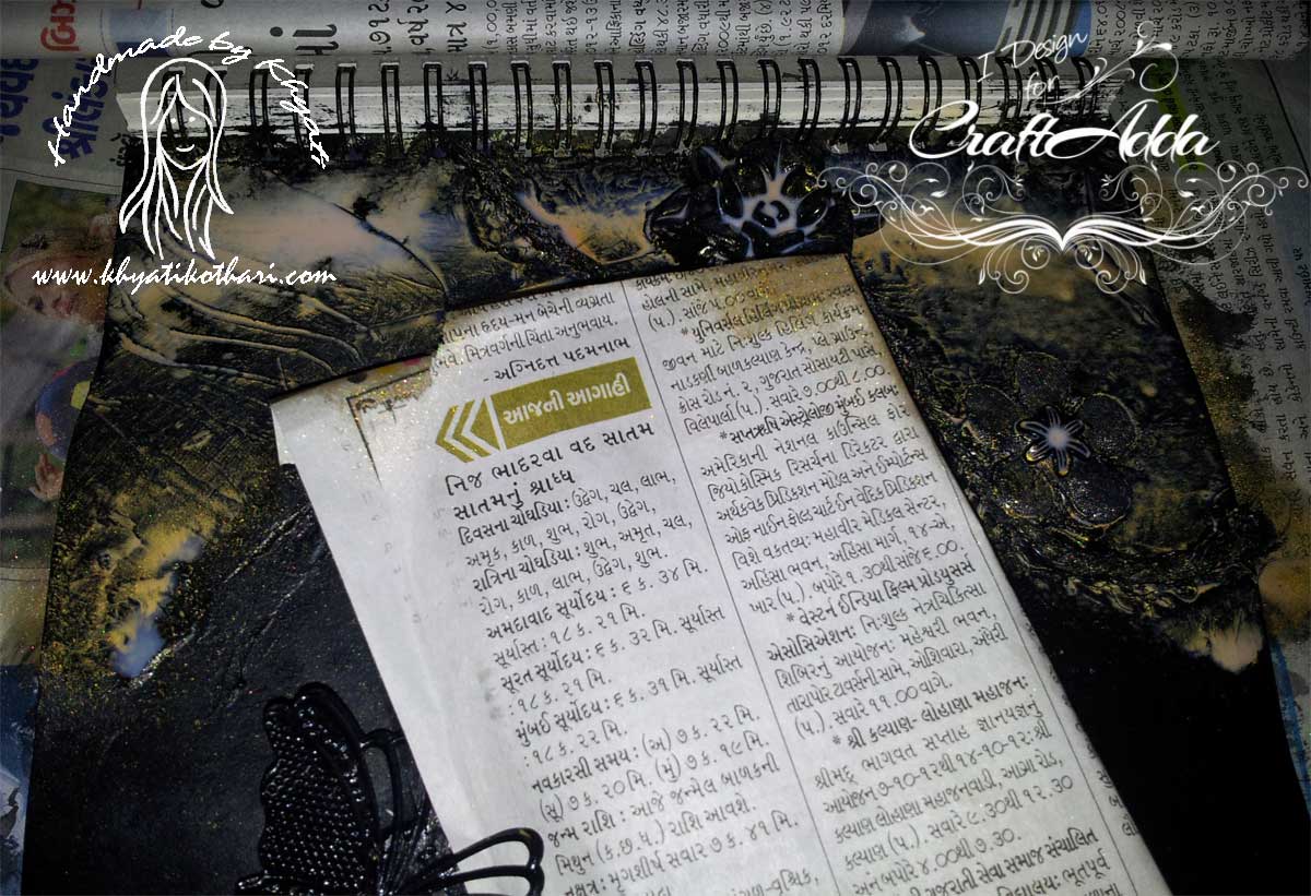 Mixed Media Art Jounral & Tutorial 12