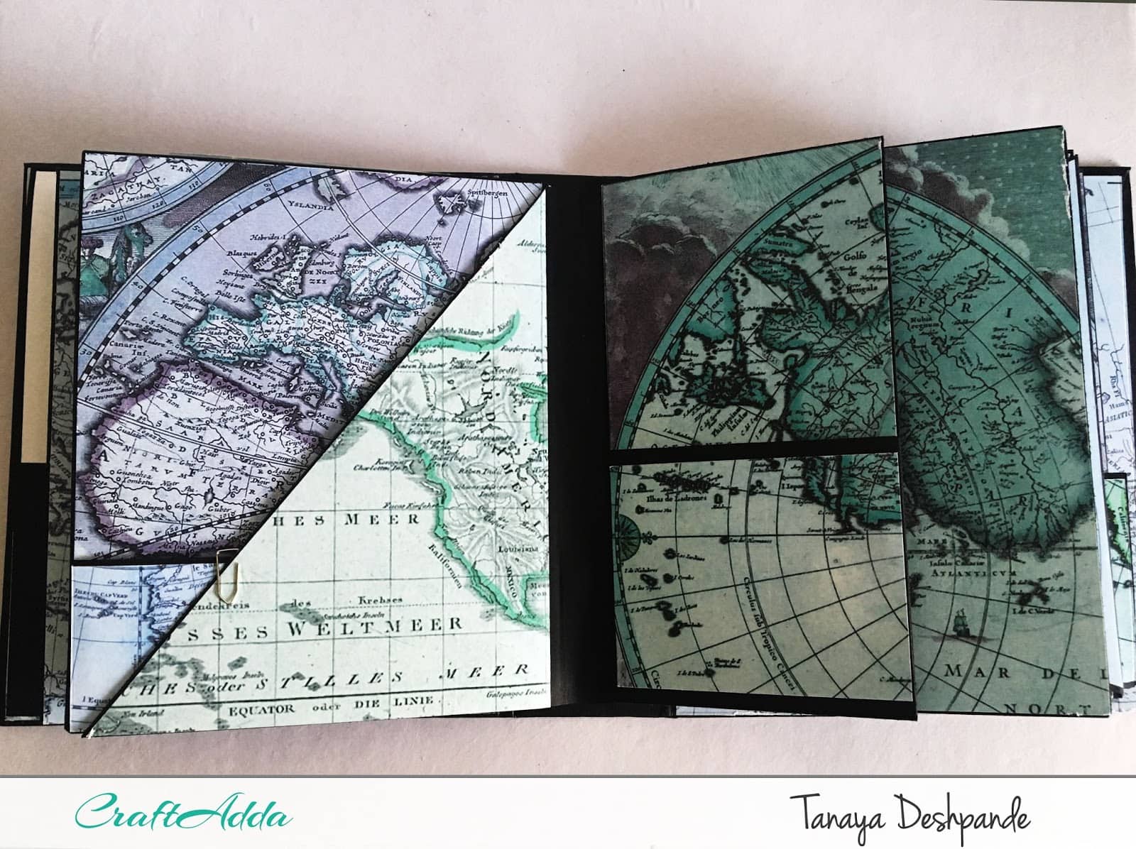 'Vintage maps' Mini Album 3