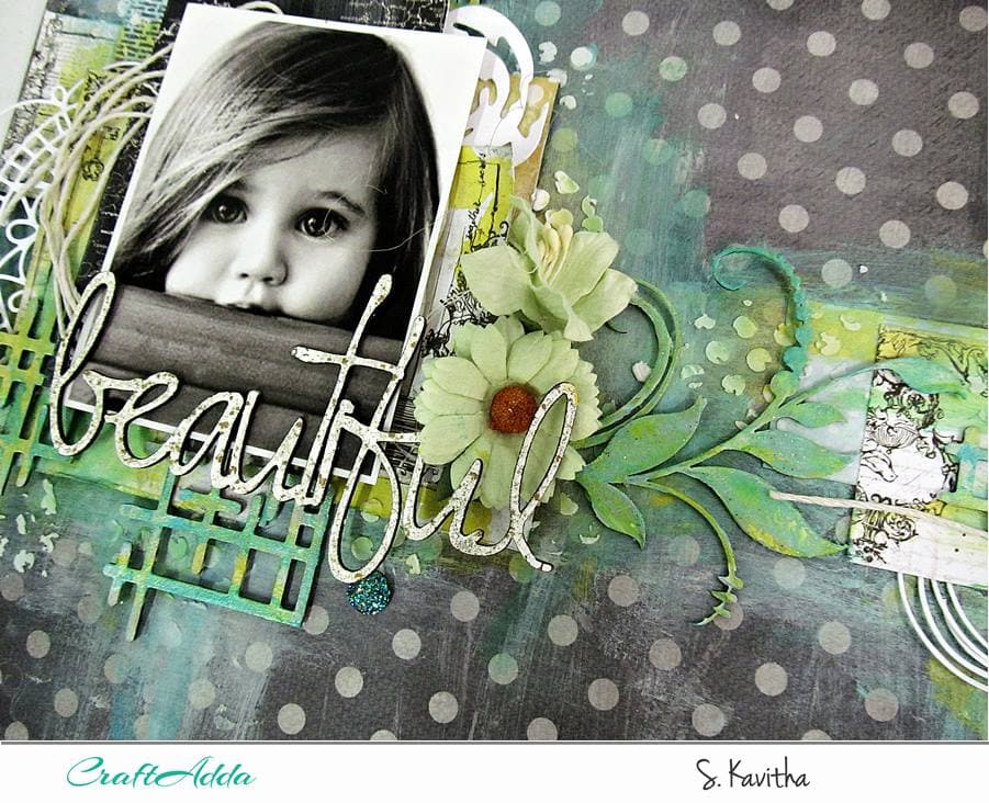 Beautiful-Mixed media layout 3