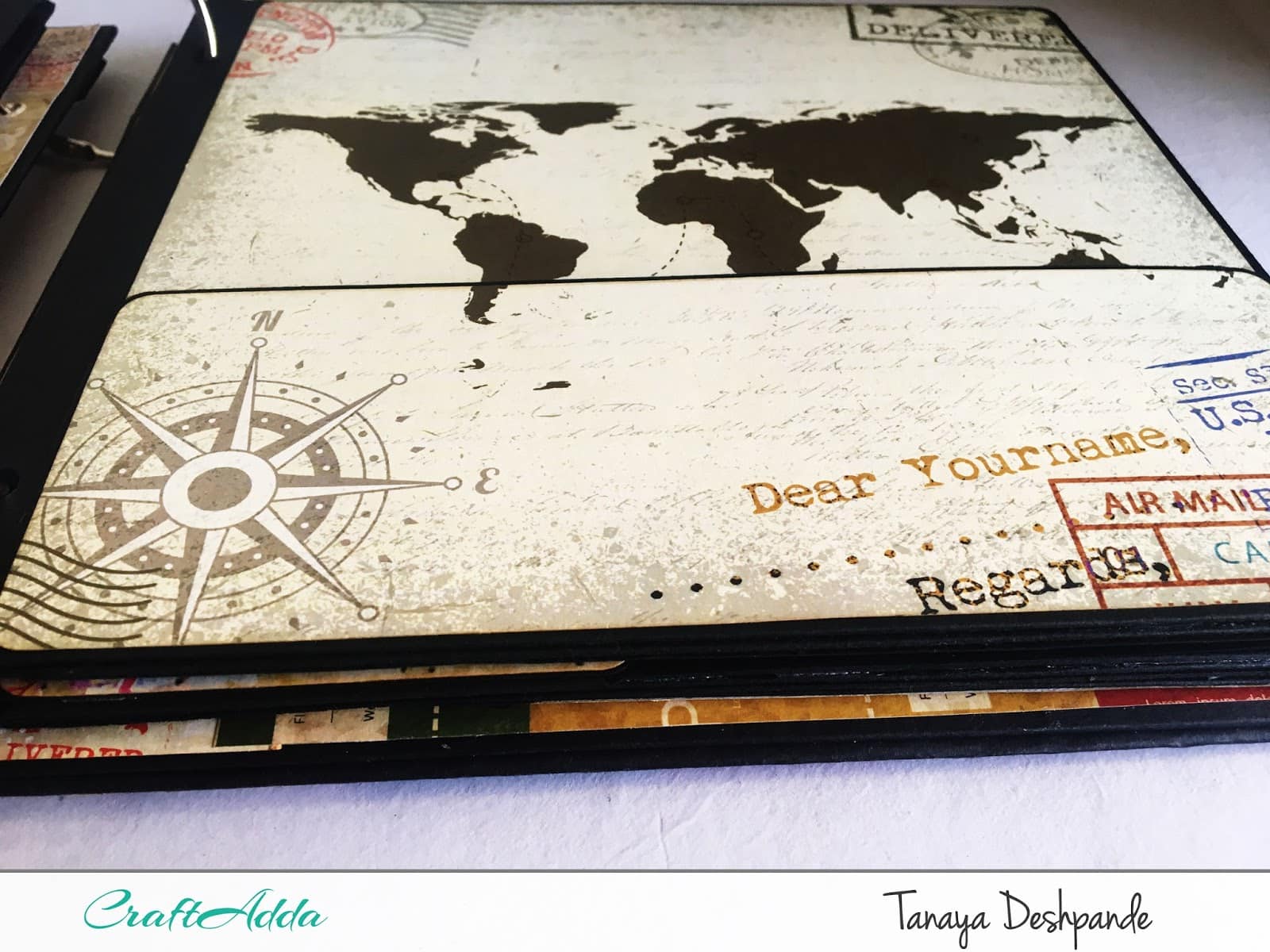 'I want to travel the world'+'Floral Elegance' Album by Tanaya 4