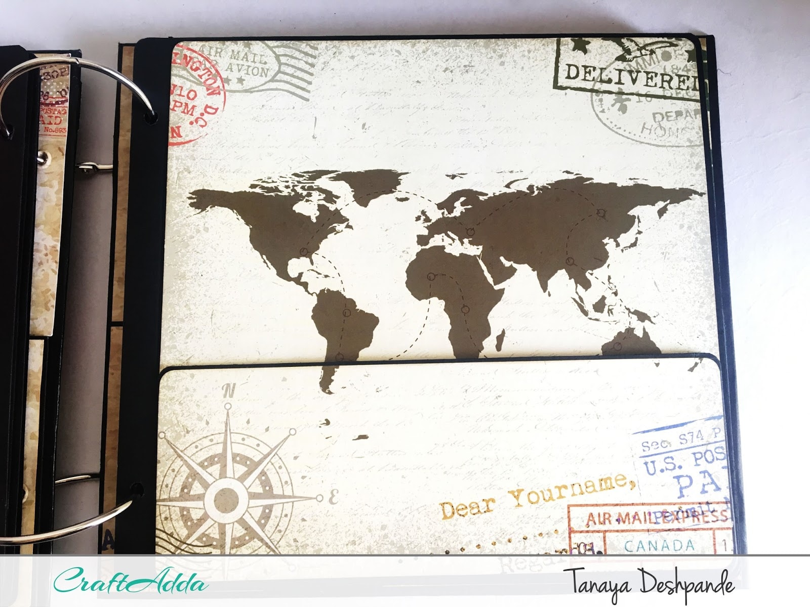 'I want to travel the world'+'Floral Elegance' Album by Tanaya 5