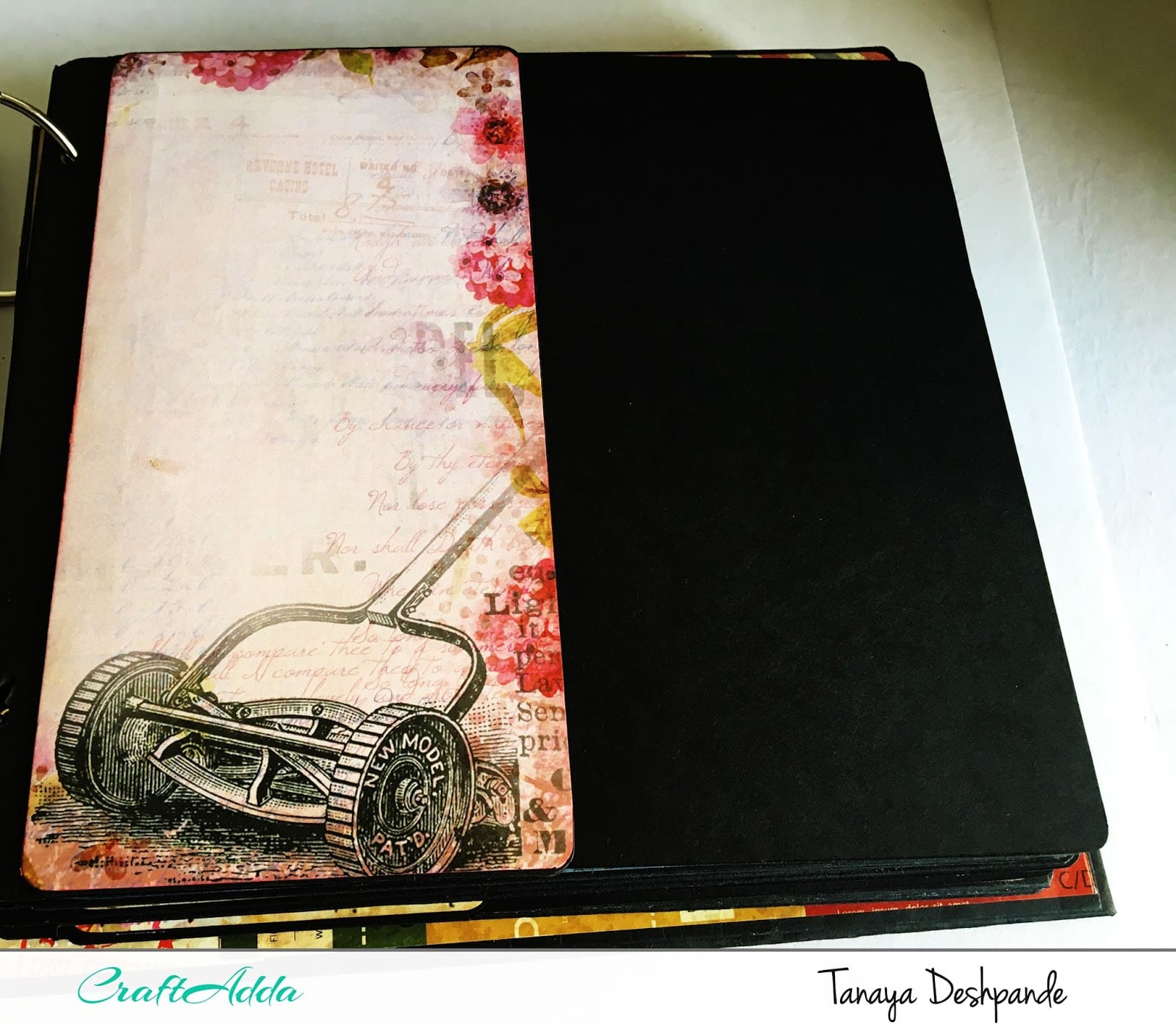 'I want to travel the world'+'Floral Elegance' Album by Tanaya 6