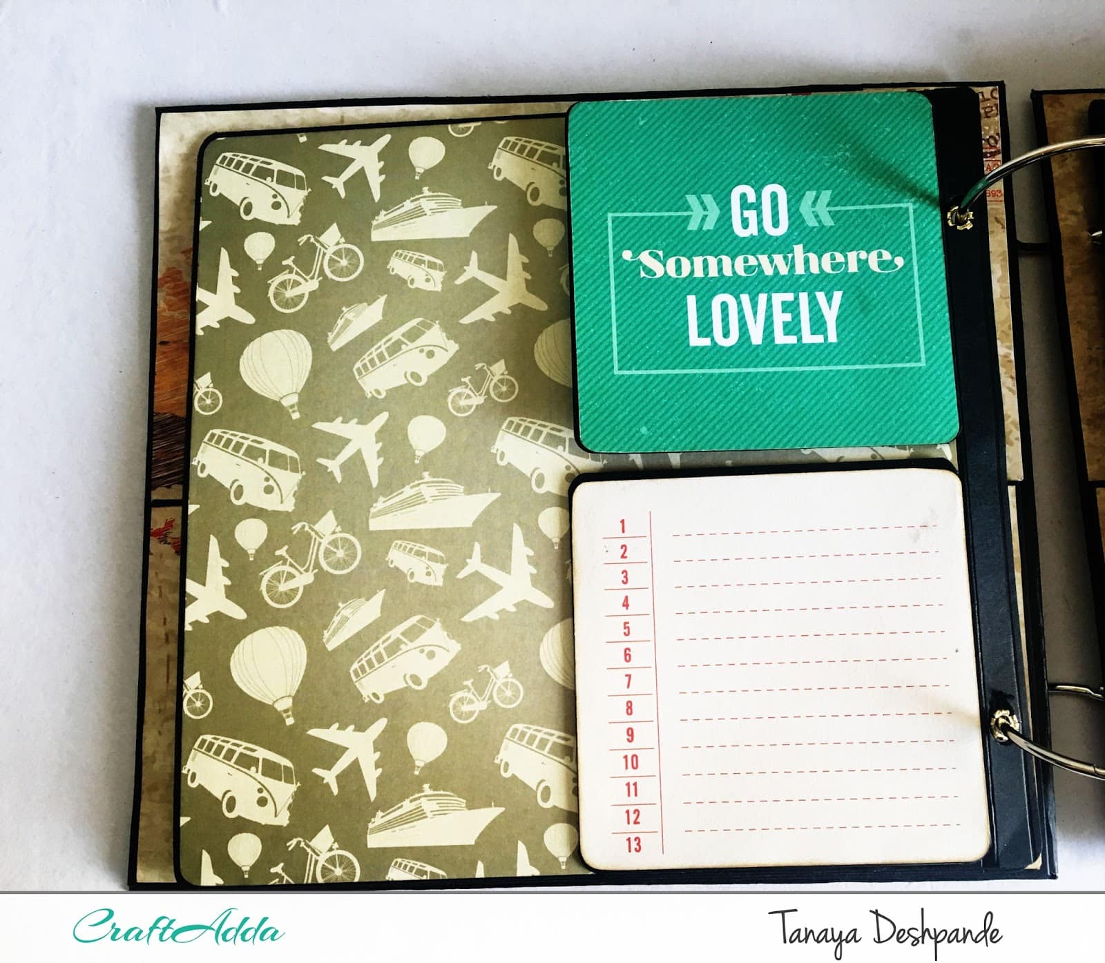 'I want to travel the world'+'Floral Elegance' Album by Tanaya 7