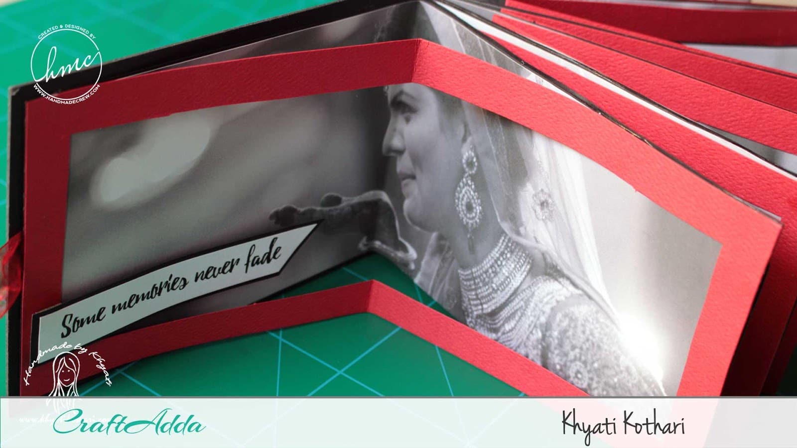 Valentine themed star book mini album using All for Love paper pack by CrafTangles 3