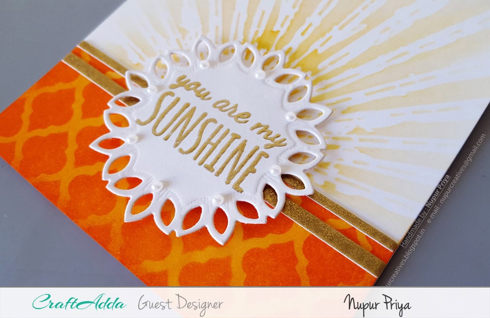 Love themed handmade cards using CrafTangles stamps and stencils by Nupur Priya 6