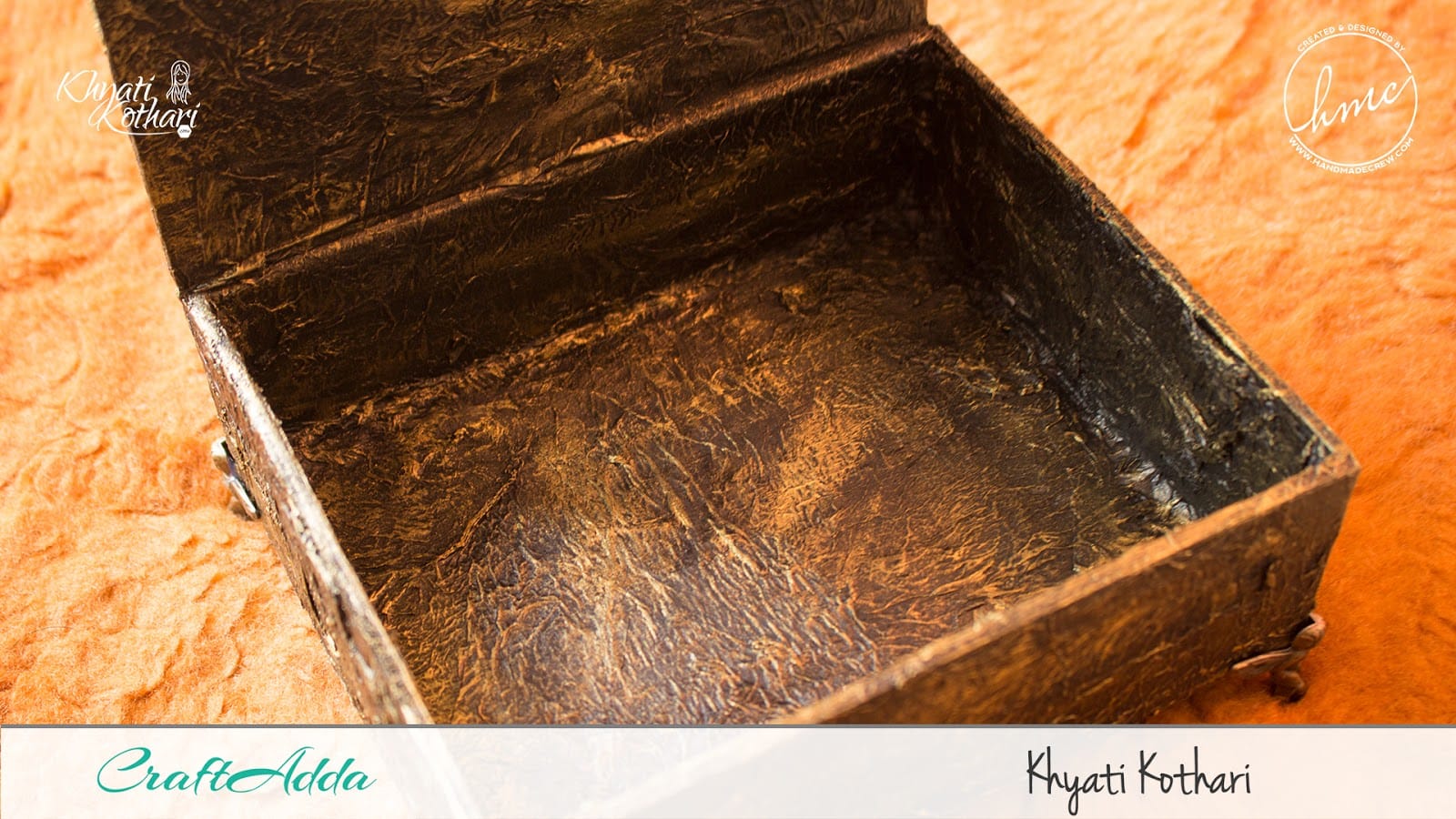 DIY Vintage treasure box with chipboard 3