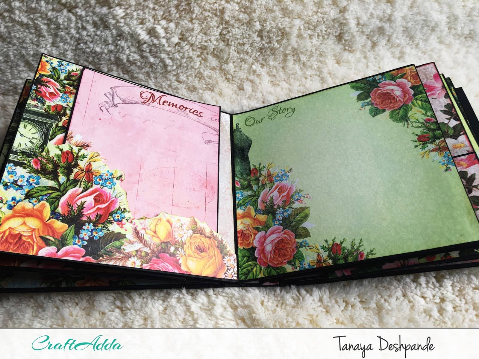 Timeless Treasures mini album by Craftowlz 7
