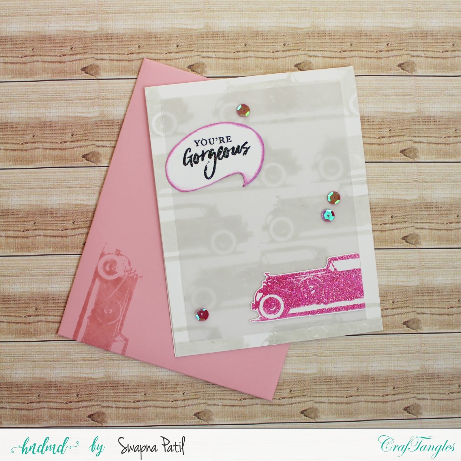 Debut post with HNDMD using CrafTangles products - Swapna Patil 2