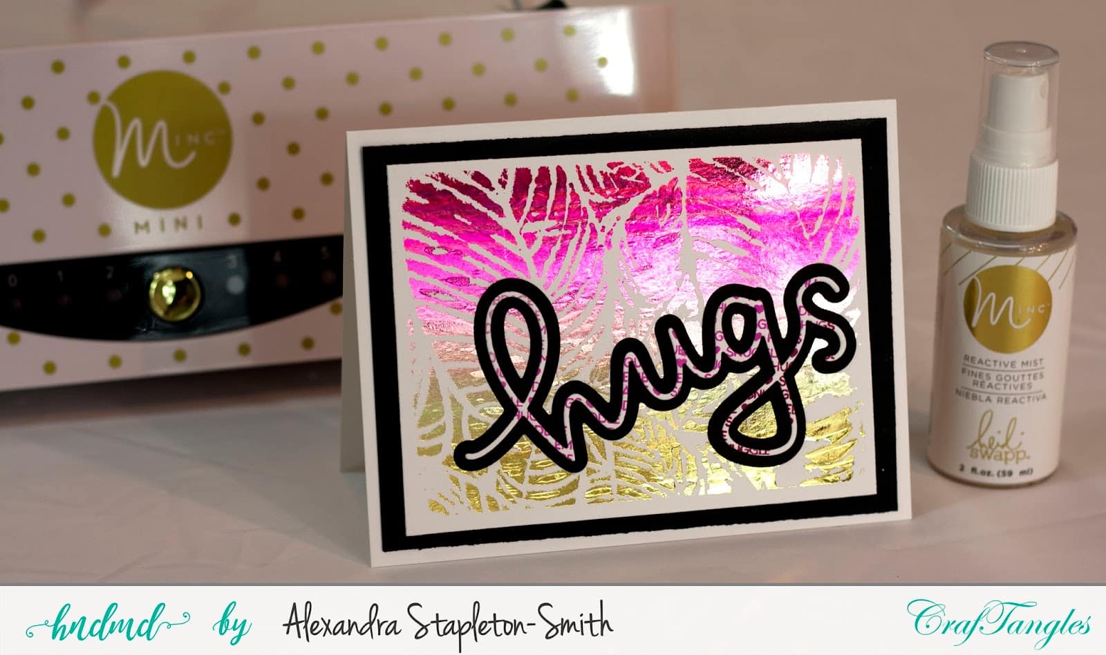 How to foil through a stencil 2