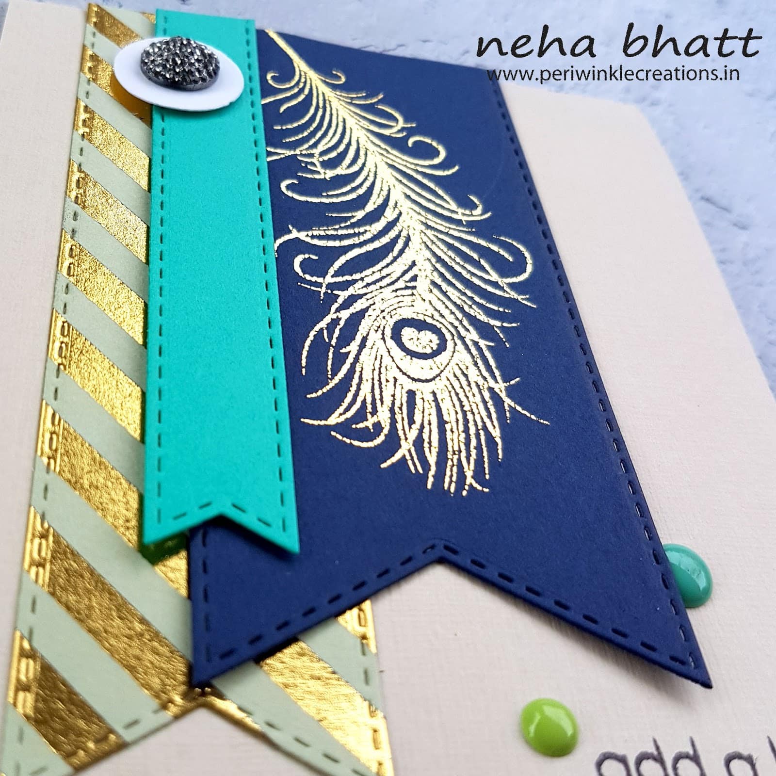 The magic with CrafTangles foils continue by Neha Bhatt 8