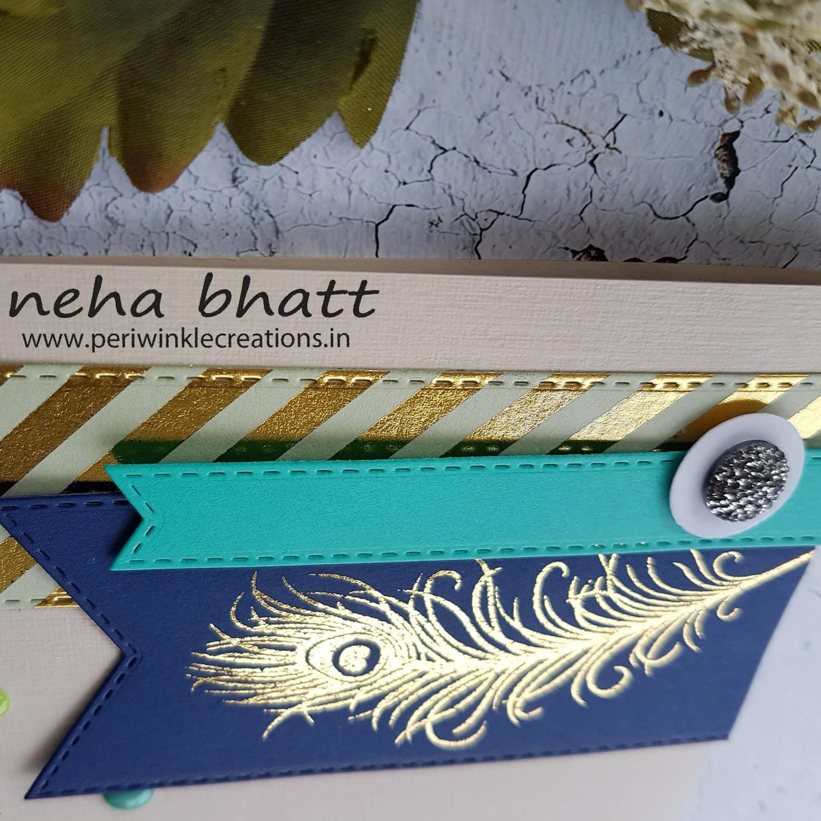 The magic with CrafTangles foils continue by Neha Bhatt 10