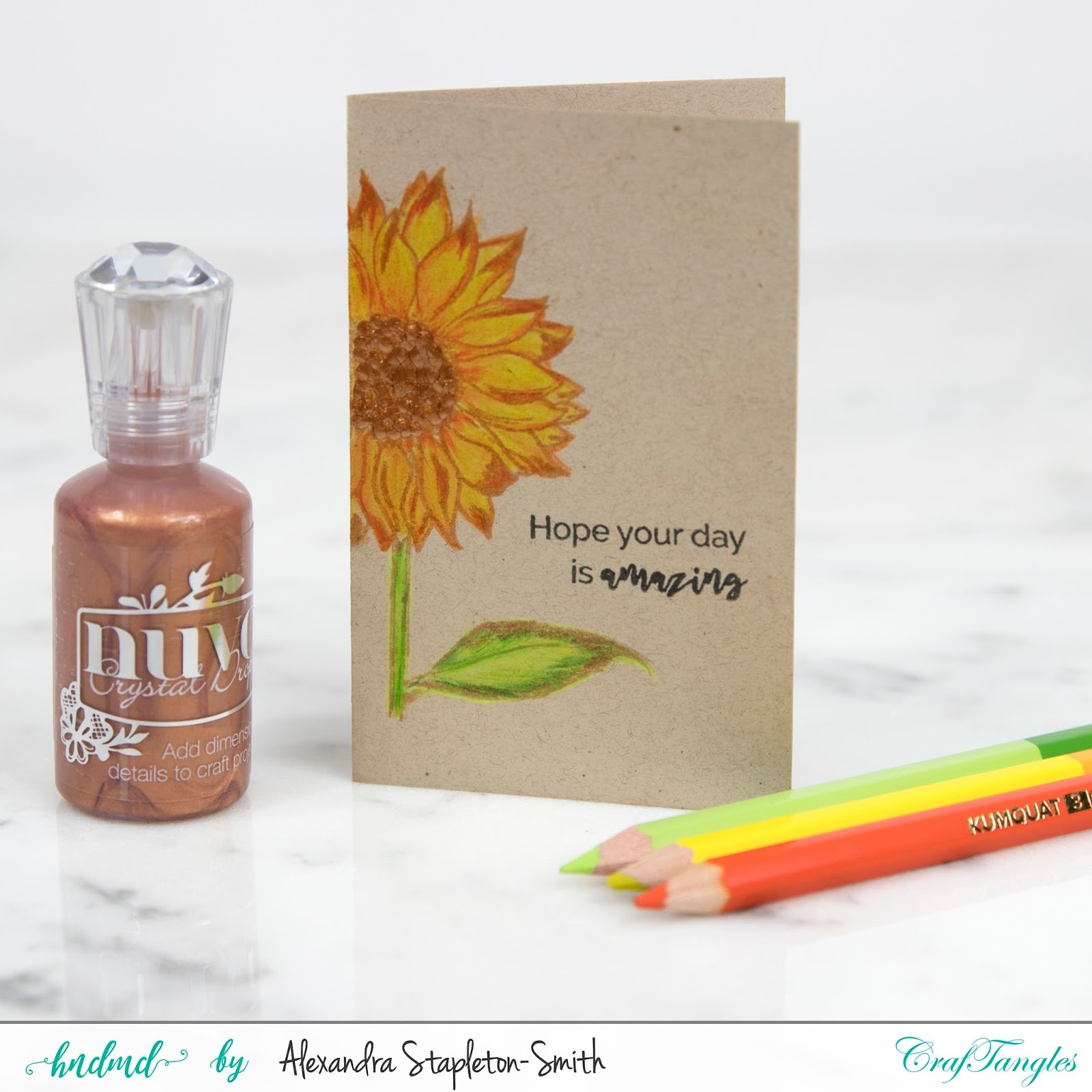 Fiery Sunflower using Everything Sentiments 3