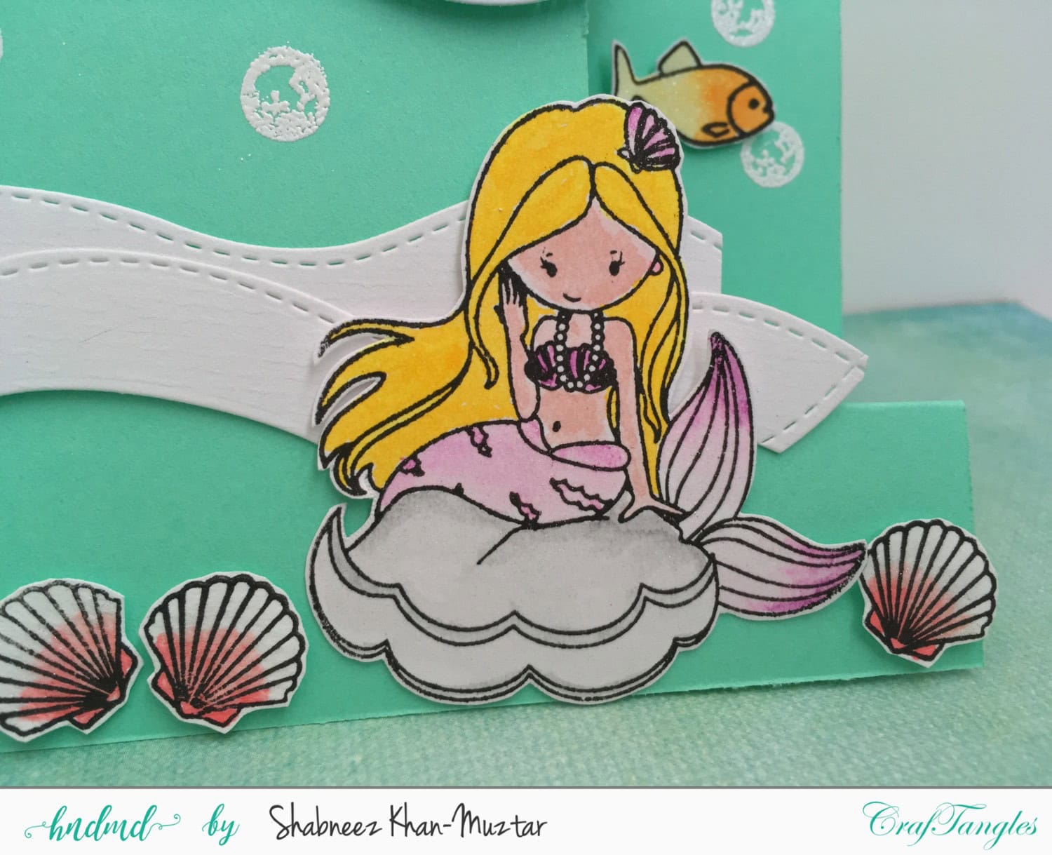 Mermaid Kisses Stepper Card 2