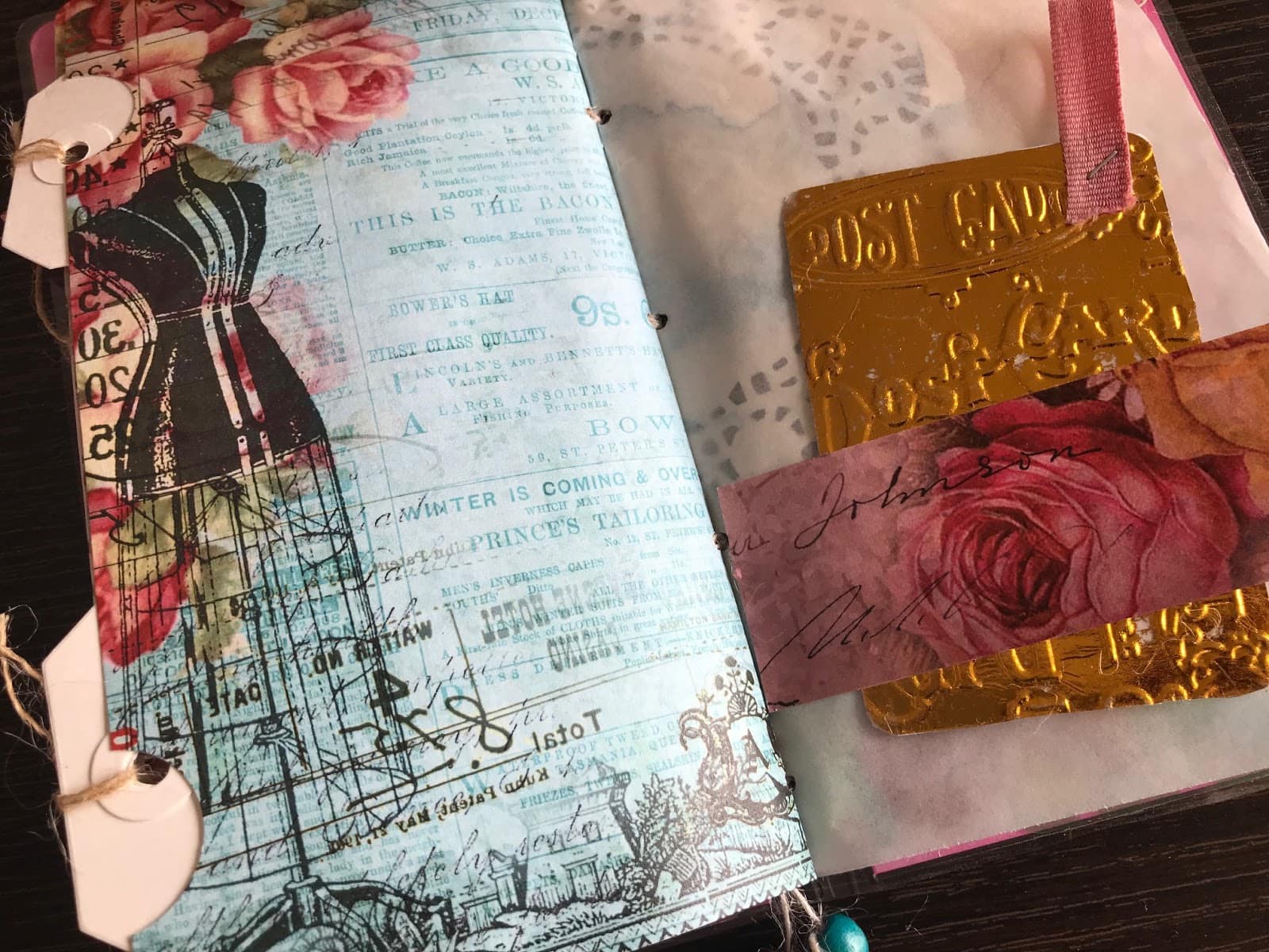 DIY Traveler's notebook signature mini album 1 DIY Traveler's notebook signature mini album 1
