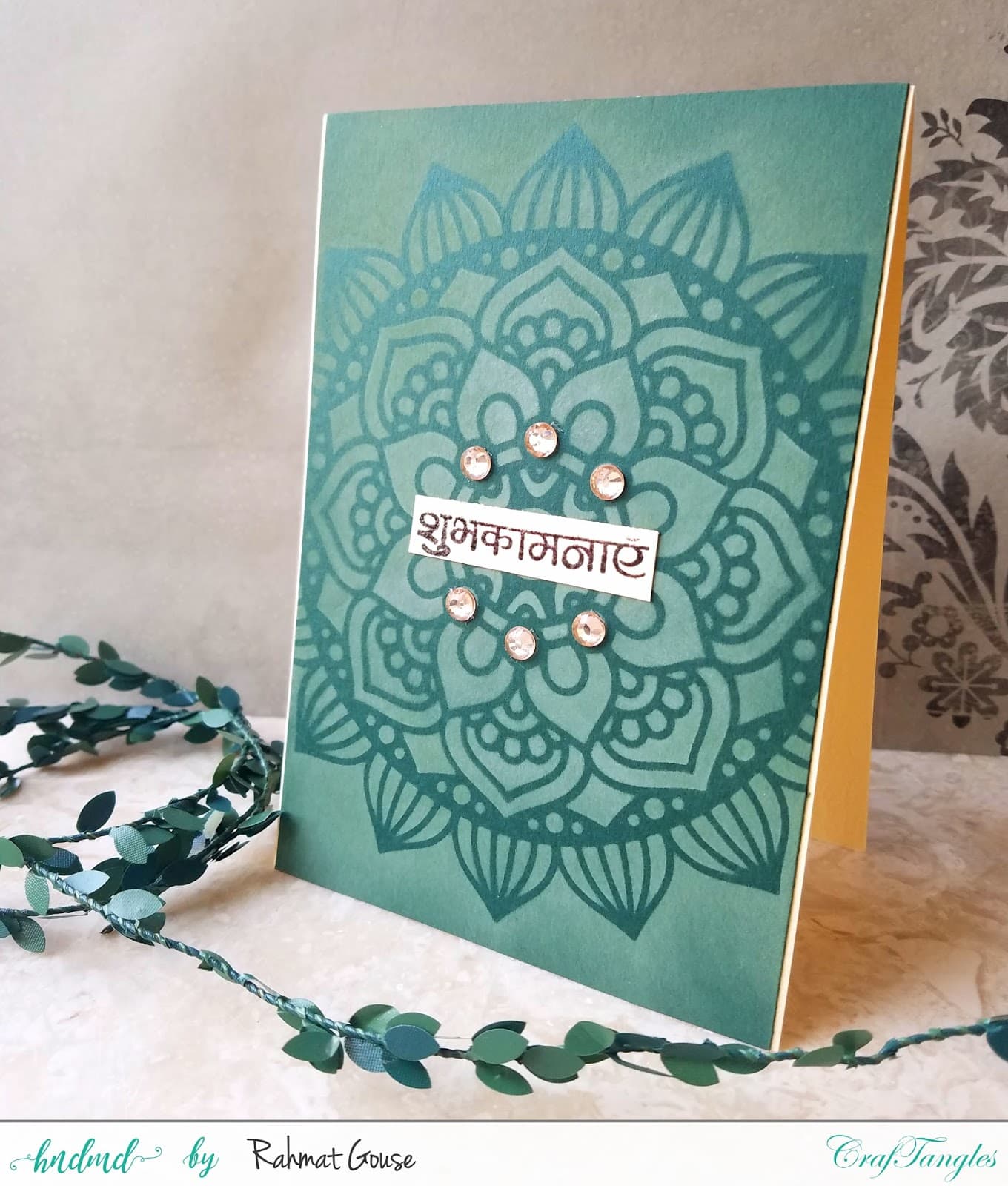 Showcasing Lace stencils on colored card stocks 2