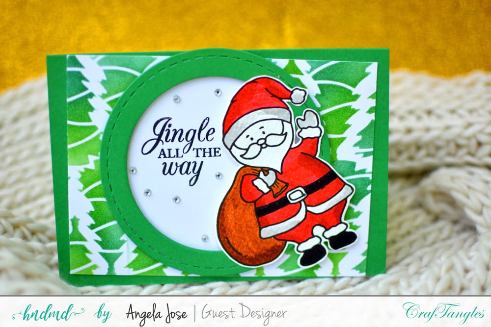 Cards using CrafTangles Christmas Release by Angela Jose 10