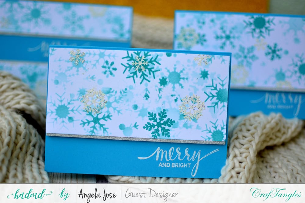 Cards using CrafTangles Christmas Release by Angela Jose 6