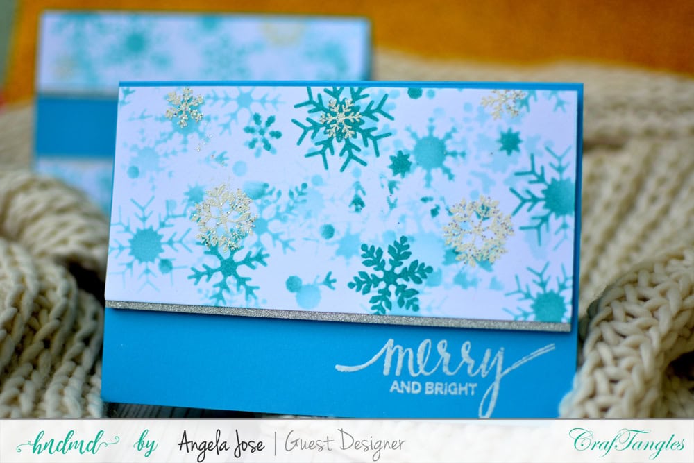Cards using CrafTangles Christmas Release by Angela Jose 7