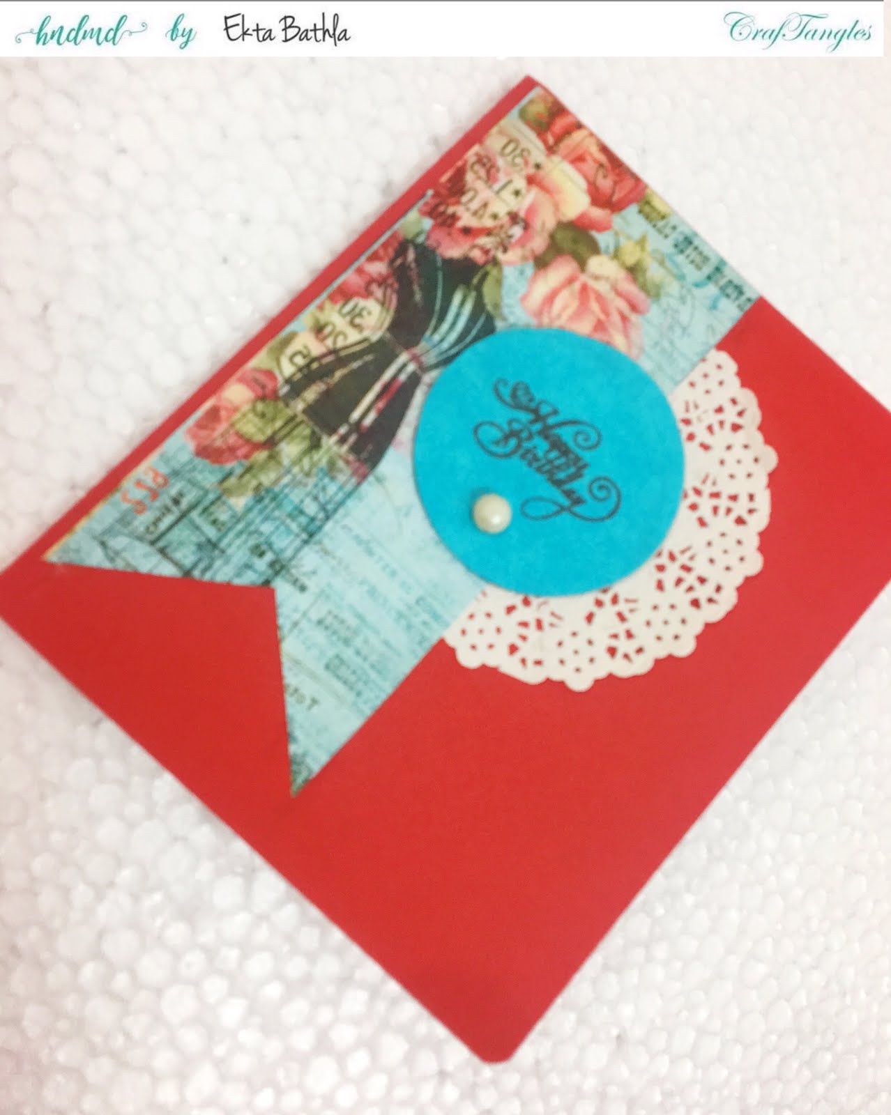 Some quick cards using patterned papers by CrafTangles 6