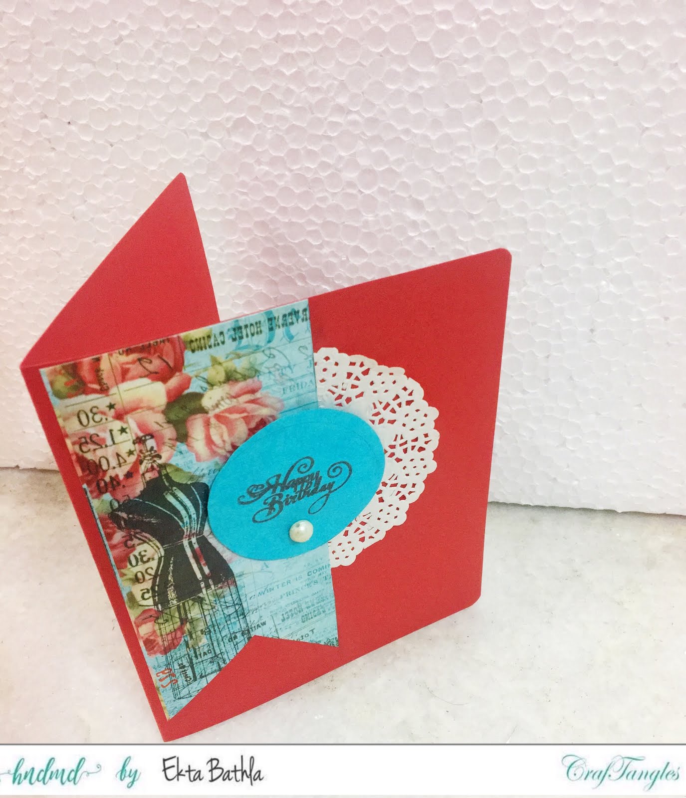 Some quick cards using patterned papers by CrafTangles 5
