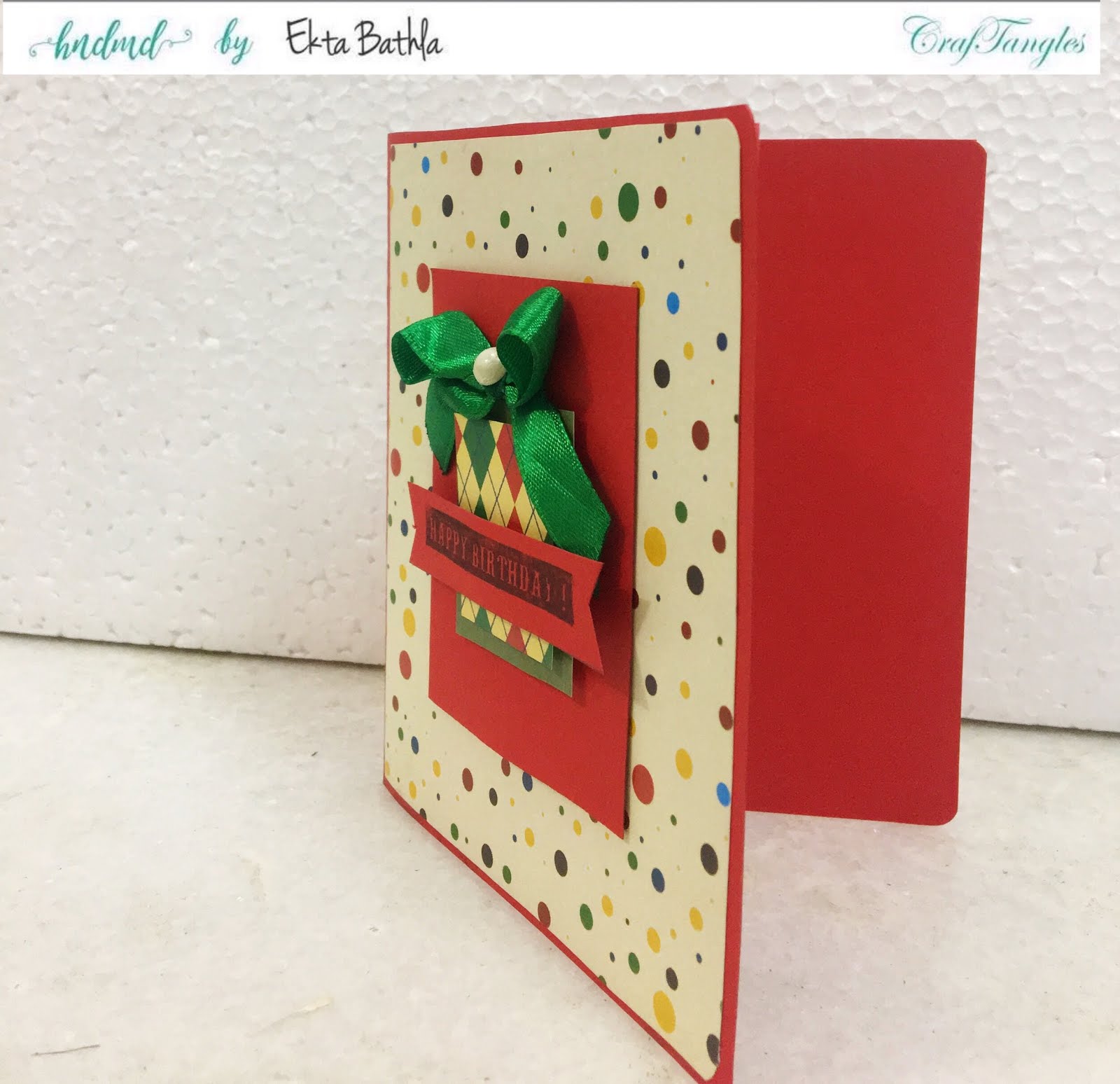 Some quick cards using patterned papers by CrafTangles 3