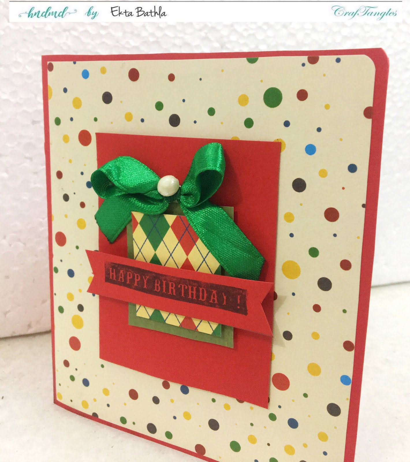 Some quick cards using patterned papers by CrafTangles 4