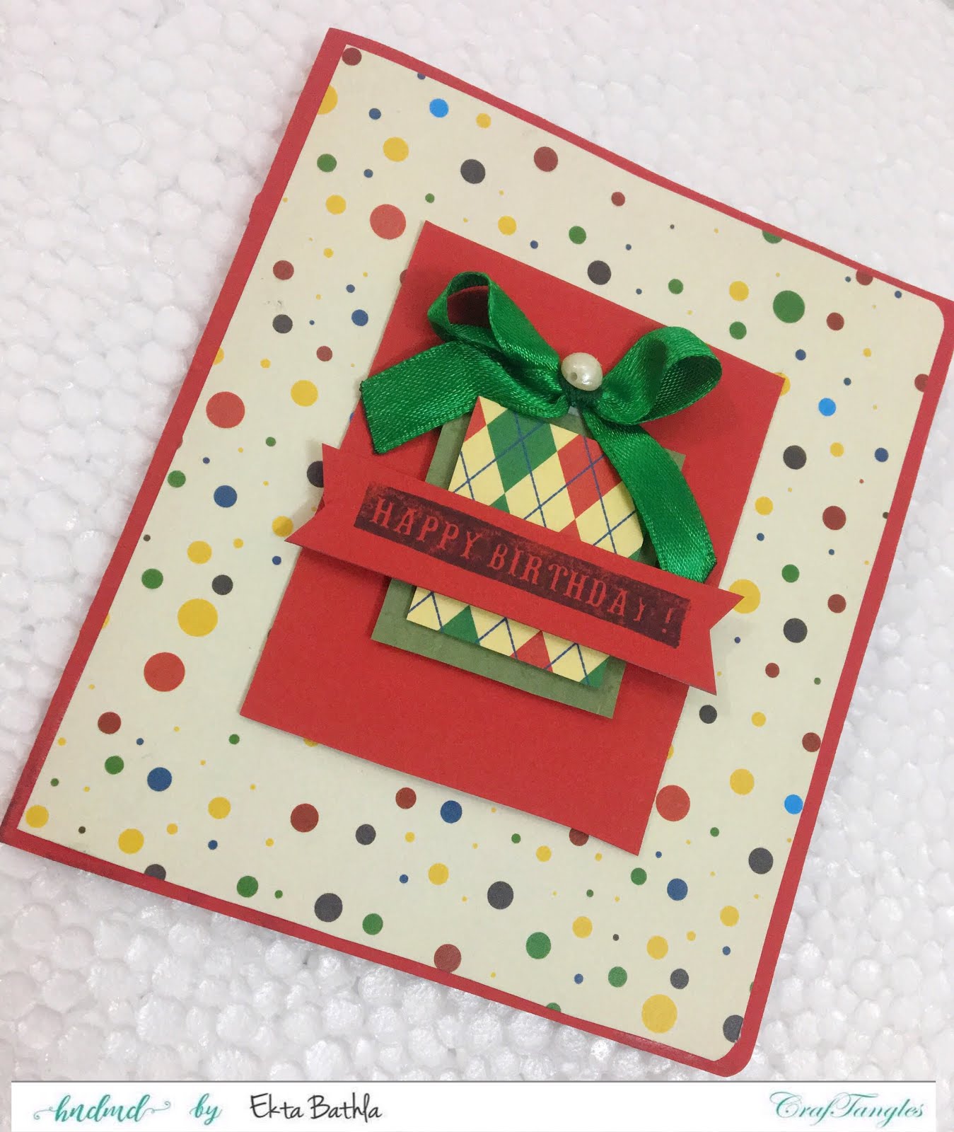 Some quick cards using patterned papers by CrafTangles 2