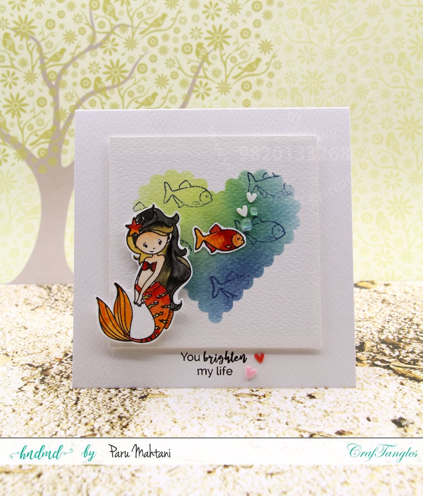 Mixing up Craftangles stamp sets. 5