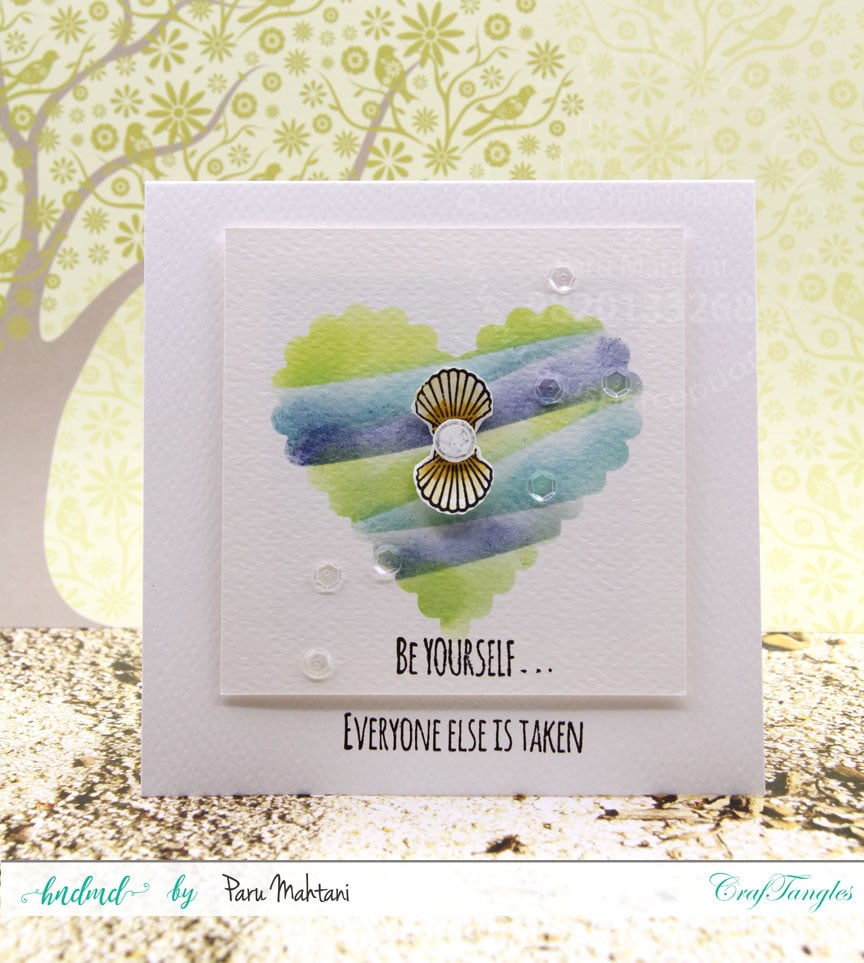 Mixing up Craftangles stamp sets. 2