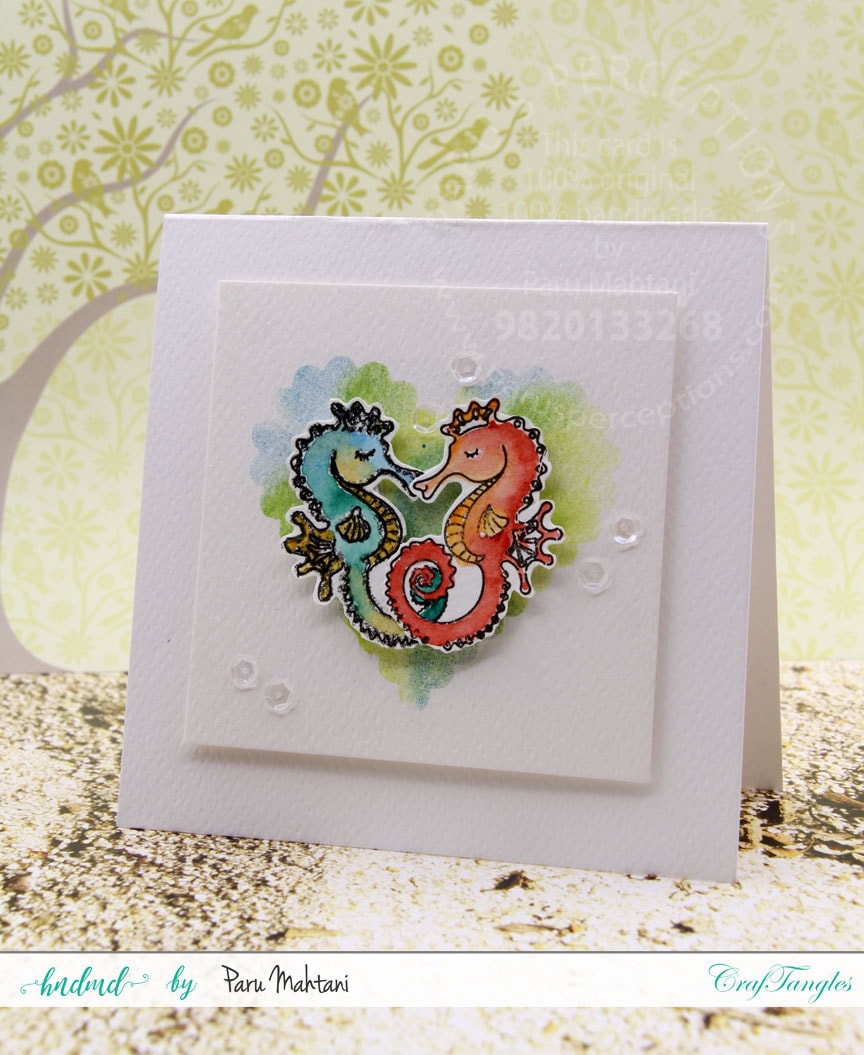 Mixing up Craftangles stamp sets. 4