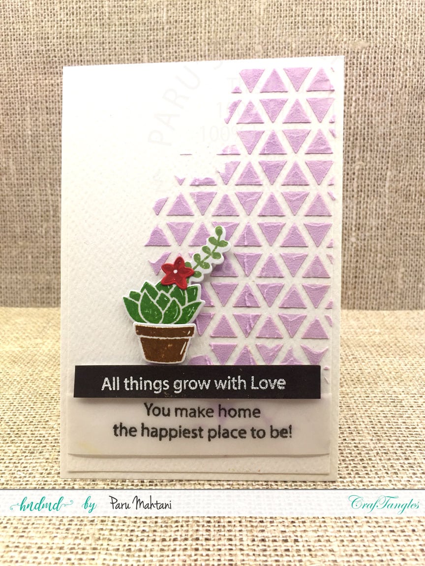 Stencils, embossing paste and Craftangles stamps!!! 2