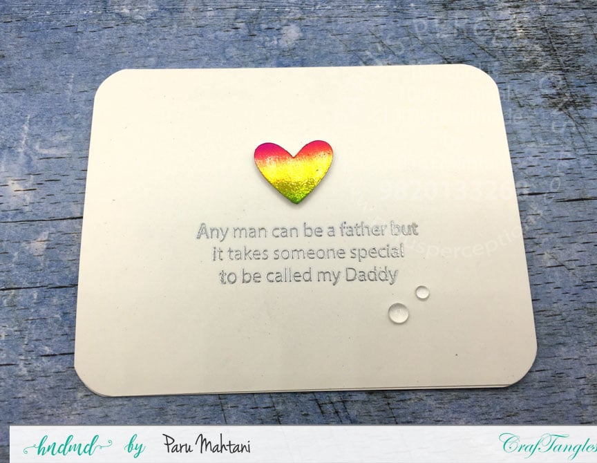 Father's day with foil. 13