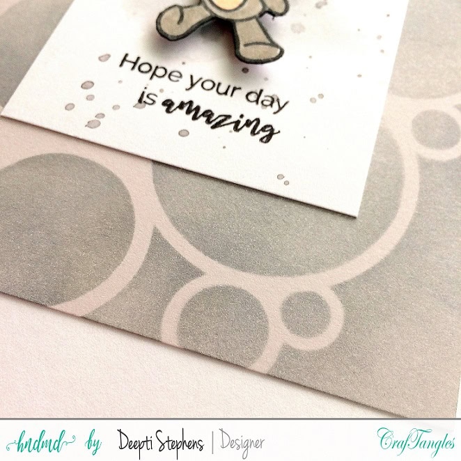 Tone on Tone Backgrounds with Colored Card Stocks and Stencils 5