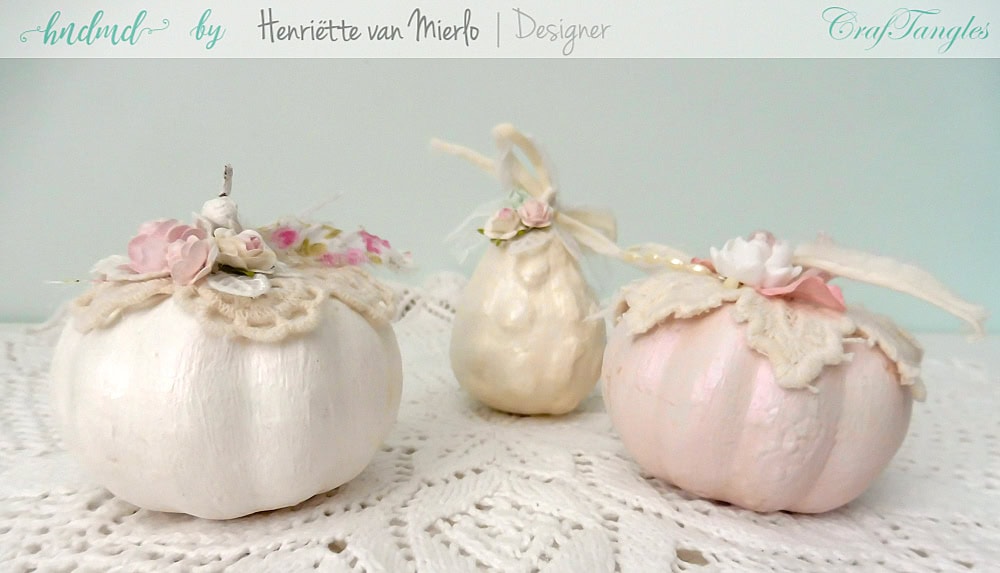Black and white altered pumpkins with art waxes 10