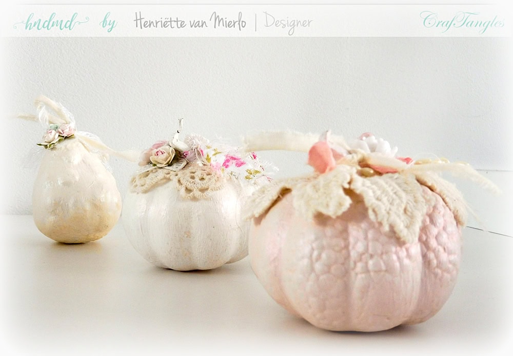 Black and white altered pumpkins with art waxes 11