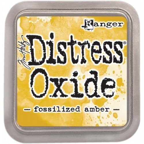 Tim Holtz Distress Oxides  -  Fossilized Amber