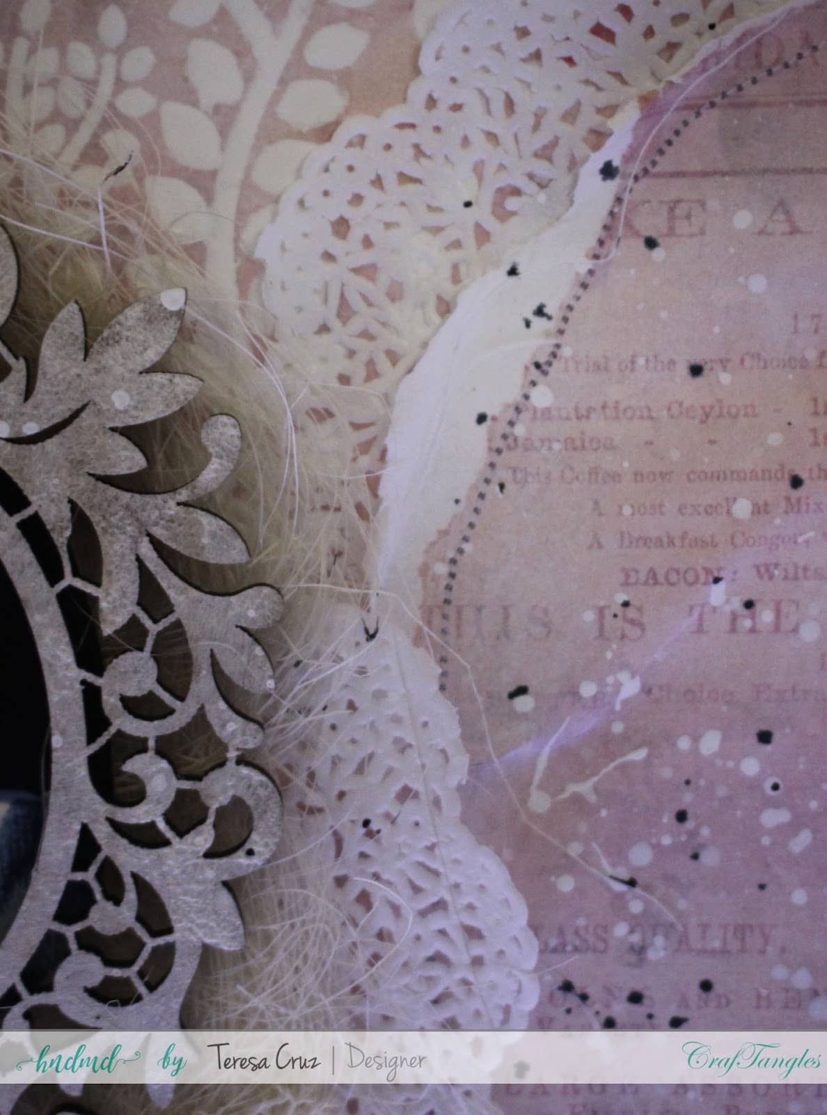 Scrapbook Layout "Lovely" with process video 2