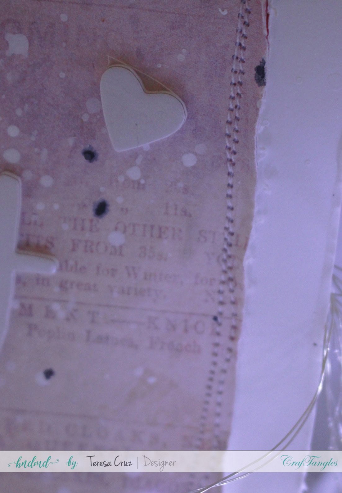 Scrapbook Layout "Lovely" with process video 6