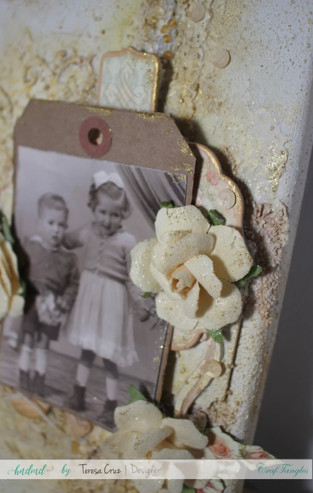 Mix media Canvas "In memory of my mother" 16