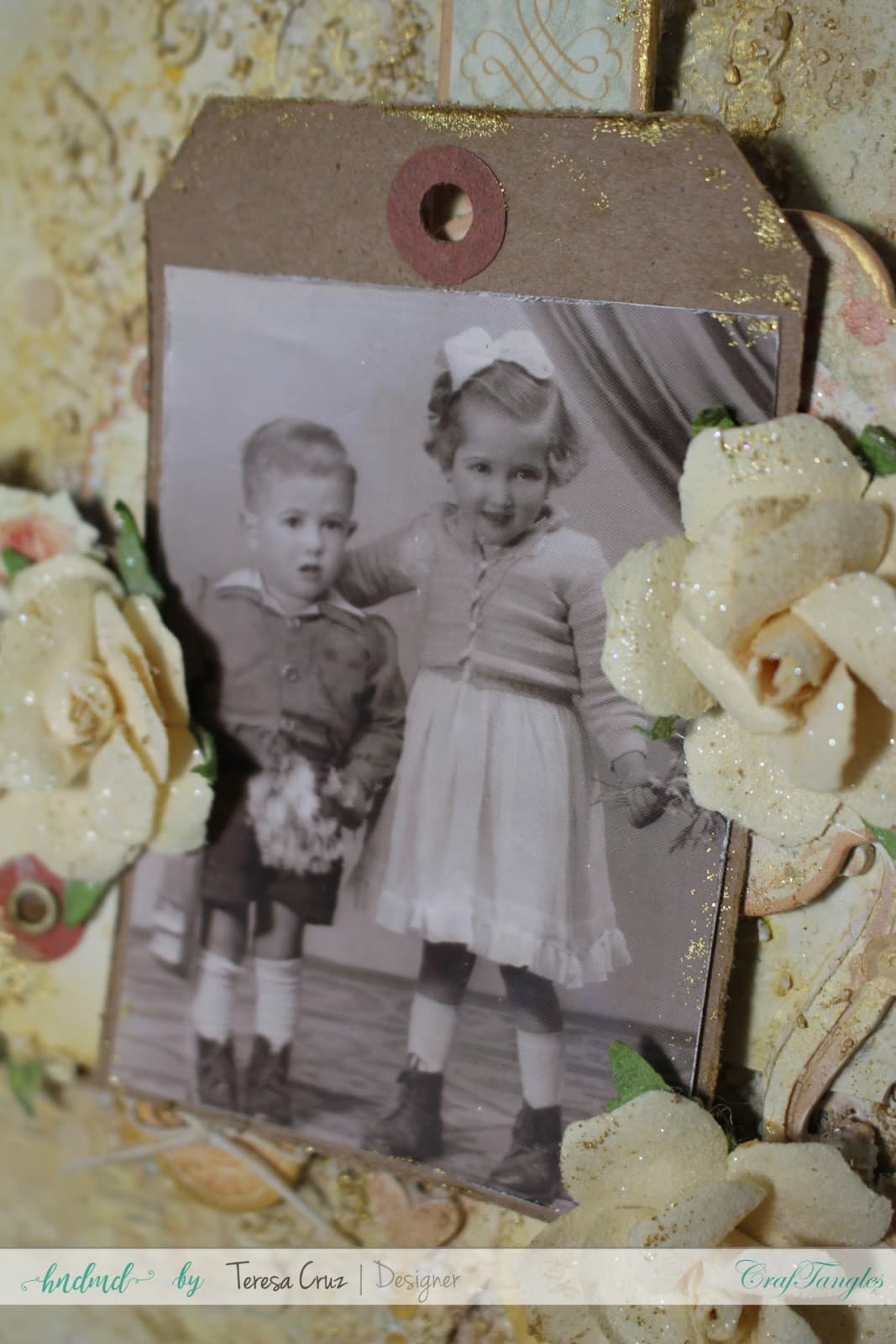 Mix media Canvas "In memory of my mother" 17
