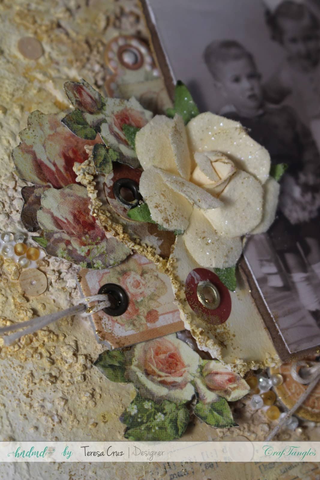 Mix media Canvas "In memory of my mother" 6