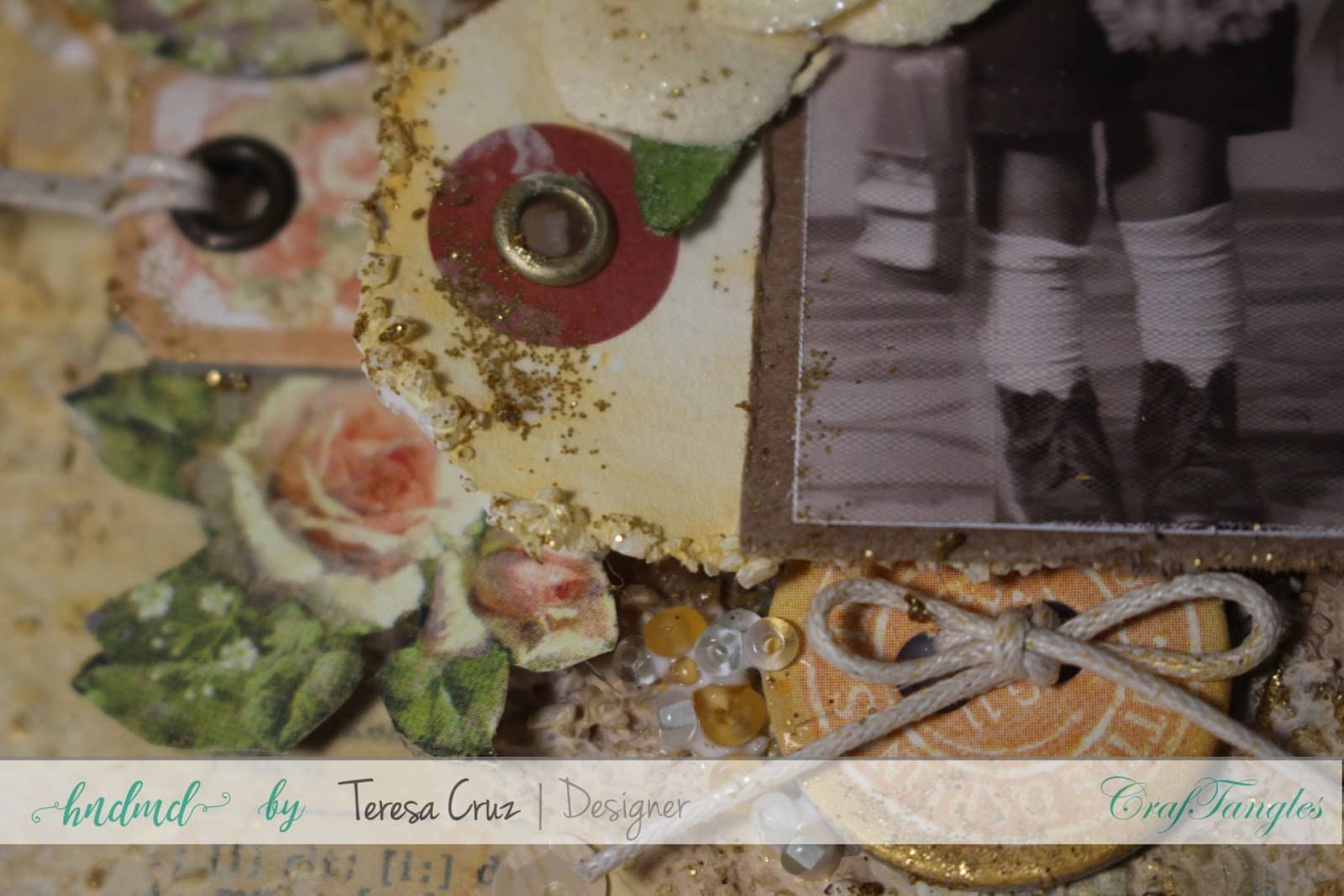 Mix media Canvas "In memory of my mother" 9