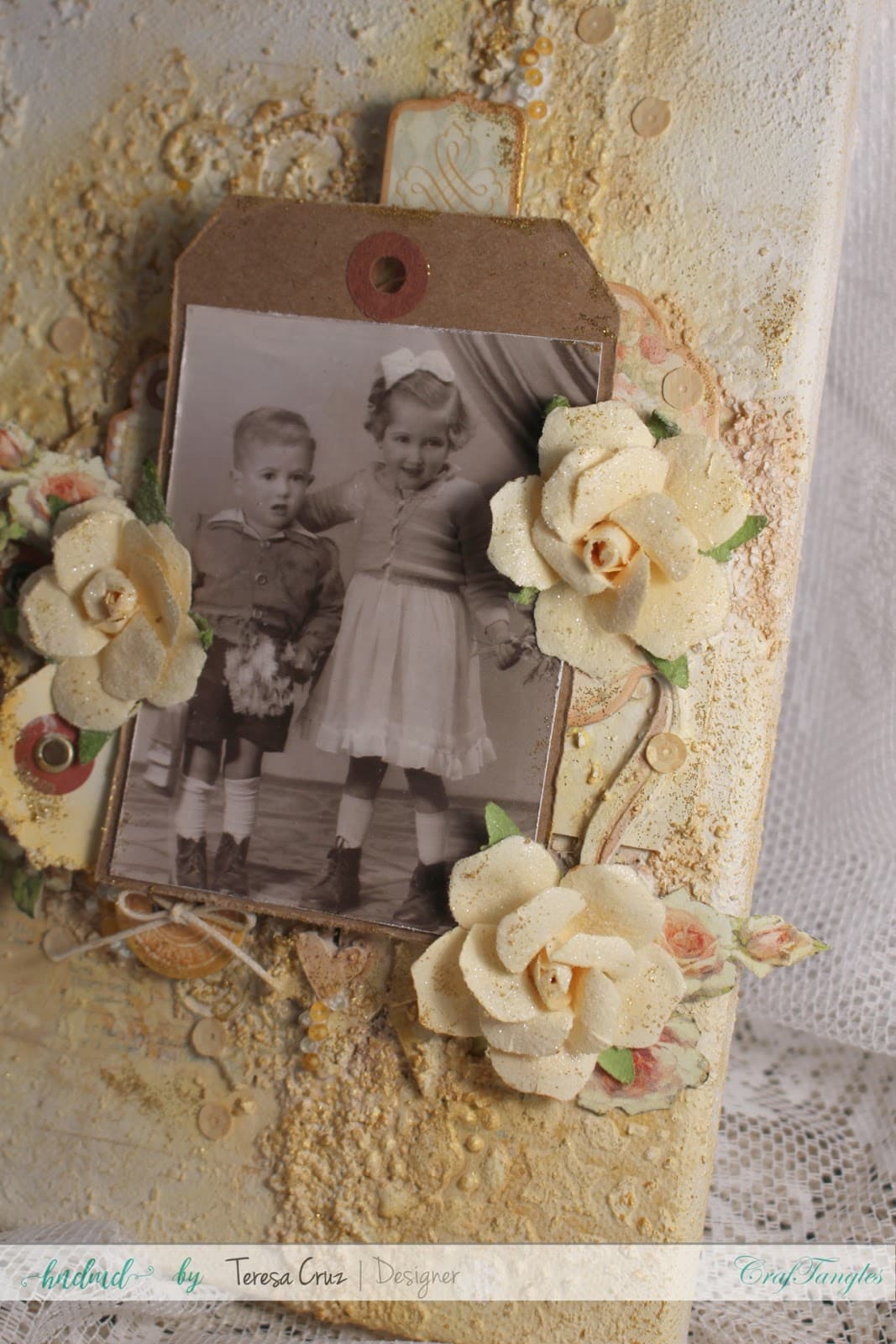 Mix media Canvas "In memory of my mother" 2